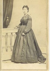 Elizabeth Ann Gilliam Crow, daughter of Mitchell and Henrietta (Taylor) Gilliam, about 1865