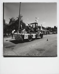 Bank of Sonoma County float in a Guerneville Parade, Guerneville, California, 1978
