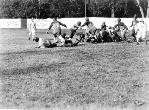 Chico State Teacher's College Football team against Oregon State, 1927
