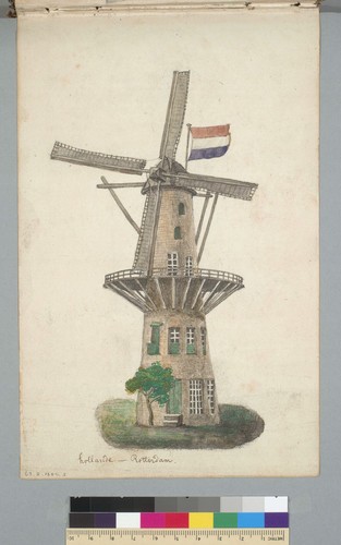 [Windmill in Rotterdam, Netherlands]