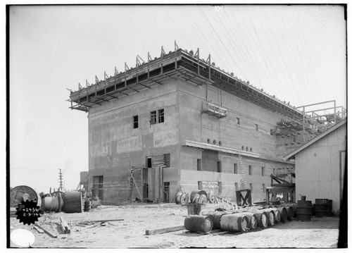 Long Beach Steam Station, Plant #1 - Rear of Transformer House