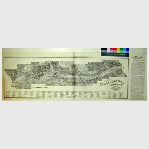 Geological map of the Mother Lode Belt in El Dorado & Amador Counties, California : compiled by Henry Lahiff Civil Engineer U.S. Deputy Mineral Surveyor