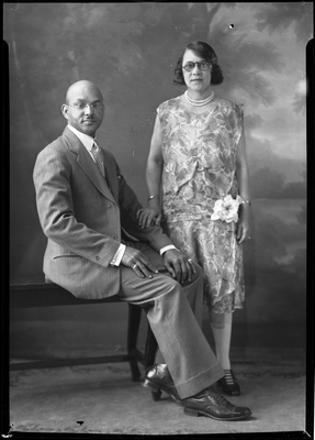 Portrait of man and woman
