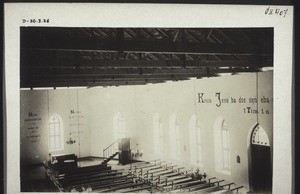 Inneres der Kirche in Christiansborg