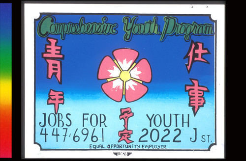 Comprehensive Youth Program, Announcement Poster for