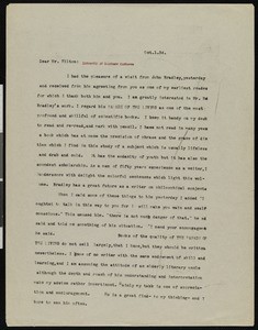 Hamilton Garland, letter, 1934-10-01, to Henry Hoyt Hilton