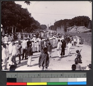 Sixtieth Anniversary parade, Shantou, Guangdong, China, ca.1918-1922
