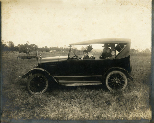 Family in a Car
