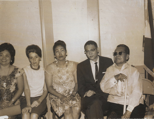 Mayor William ""Bill"" Soo Hoo with Belen Castaneda and Aquilino Bagay