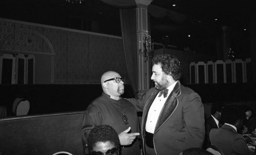 Testimonial to pioneer black historical achievement dinner at the Beverly Hilton, Los Angeles, 1981