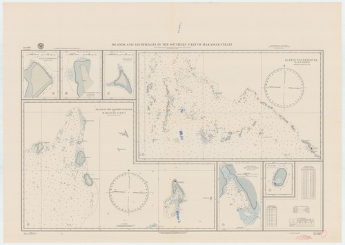 Islands and anchorages in the southern part of Makassar Strait