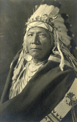 Portrait of Native American Chief