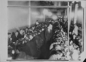 Christmas dinner at the Midnight Mission, Los Angeles, 1931