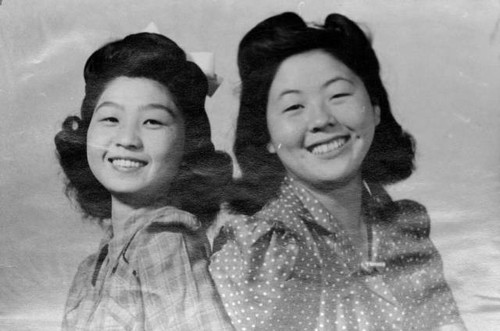 Yoshie and woman at Granada Relocation Center