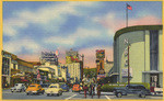Looking North on Vine Street from Sunset Boulevard, Hollywood, California, 851