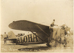 The "Aloha" winner of 2nd prize Dole Derby, Martin Jensen, pilot