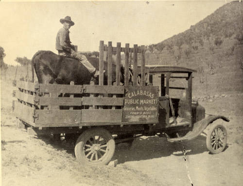 Calabasas public market truck, circa 1925