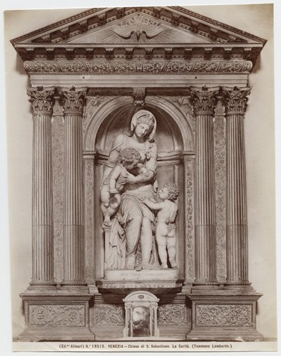 No. 18515. Venezia - Chiesa di S. Sebastiano. La Carit¡à. (Tommaso Lombardo.)