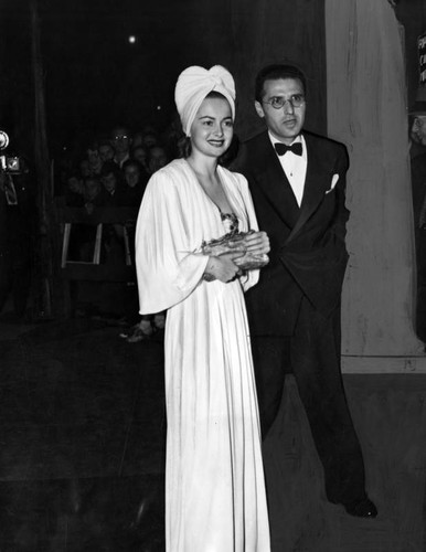 Olivia de Havilland and George Cukor