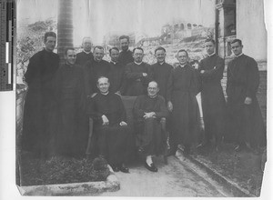 Maryknoll priests after retreat at Hong Kong, China, 1923
