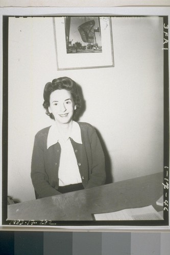 Frances Gluck. January 17, 1946