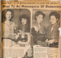 Nisei to be mannequins of democracy