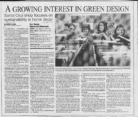 A growing Interest In Green Design