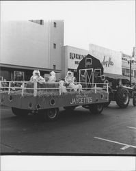 Petaluma Jaycettes in the Sonoma-Marin Fair Parade, Petaluma, California, 1955