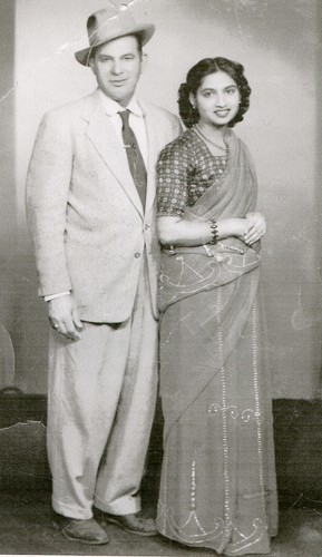Verinder Kaur Kajla and Kartar Standing Portrait