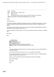 [Email from Nigel Espin to Pascal Magliano regarding Seizure of Dorchester International in Le Havre]