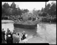 "Argonauts" float in the Tournament of Roses Parade, Pasadena, 1934