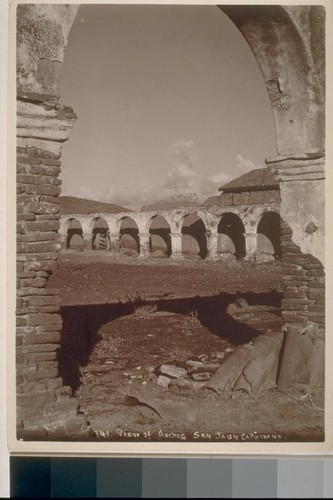 View of arches, San Juan Capistrana [sic] No. 341