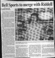 Bell Sports to merge with Riddell
