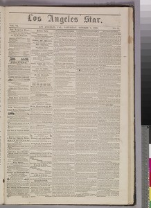 Los Angeles Star, vol. 6, no. 21, October 4, 1856