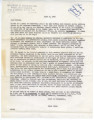 Letter from Caleb Foote, Fellowship of Reconciliation, to Friend, April 3, 1942
