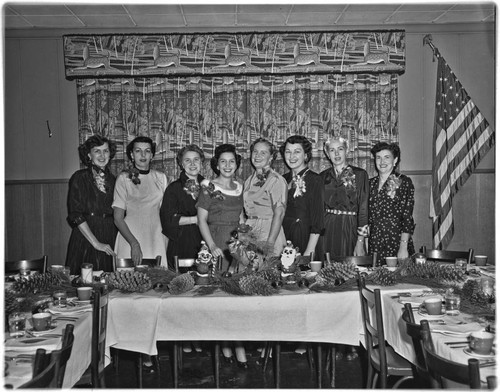 Ladies Auxiliary to the Long Beach Fire Department: annual dinner at Miller's Café