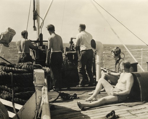 Russell Raitt at right. Downwind Expedition, 1958