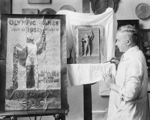 Creation of the 1932 Olympic Games poster