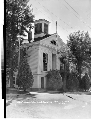 Court House at Downieville, California