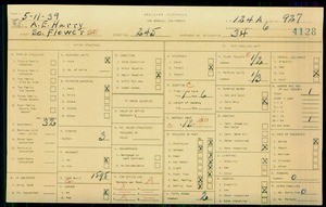 WPA household census for 245 S FLOWER, Los Angeles