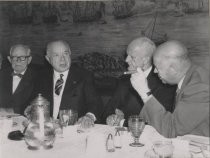 Lee de Forest and David Sarnoff at a formal event