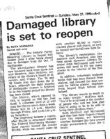 Damaged library is set to reopen