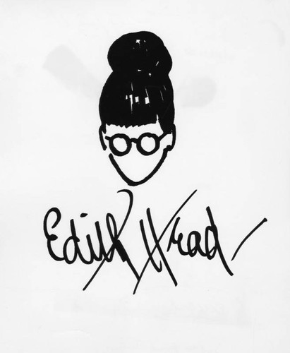 Edith Head caricature