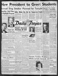 Daily Trojan, Vol. 39, No. 9, September 25, 1947