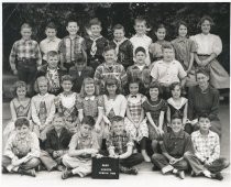 Park School class photo, 1954