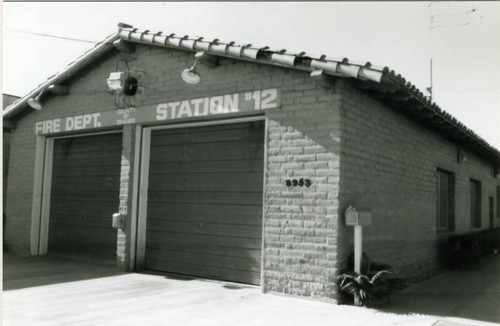 Fire Station #12 (built in 1948), 8953 Walker Avenue, Cypress, 1989