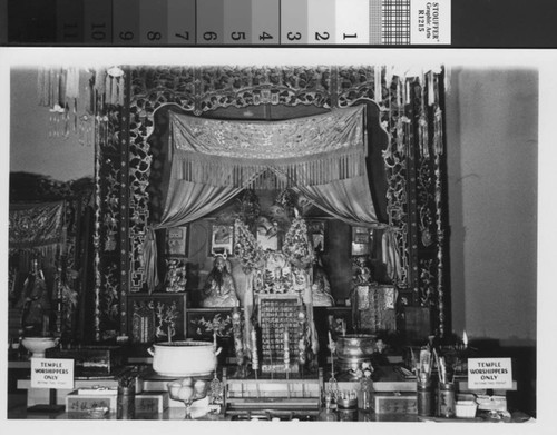 Bok Kai Temple Altar