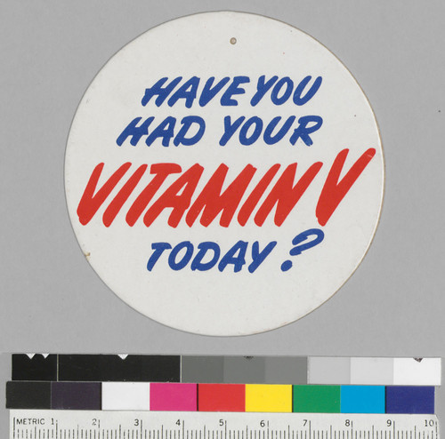 Have you had your vitamin V today?