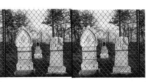Graves of Alexander Robinson, his wife, and his daughter, East River Road and Bryn Mawr, Chicago, Ill