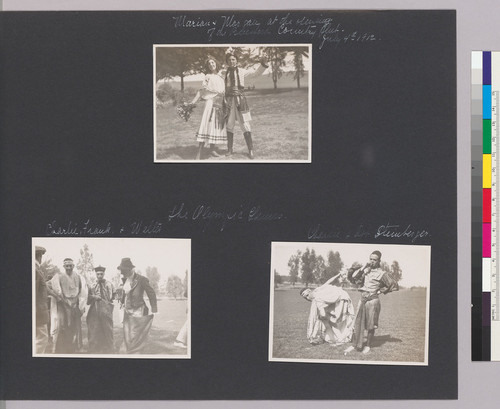 [Album page with snapshots of people at the Beresford Country Club.]